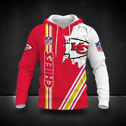 HOT DEAL- NEW CUSTOMIZED NFL01 KCC KANSAS CITY CHIEFS T-SHIRT, POLO SHIRT, ZIP POLO SHIRT, SWEATSHIRT, HOODIE & ZIP HOODIE