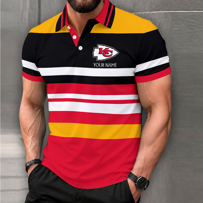 LIMITED EDITION - NEW CUSTOMIZED NFL01 KCC KANSAS CITY CHIEFS T-SHIRT, POLO SHIRT, ZIP POLO SHIRT, SWEATSHIRT, HOODIE & ZIP HOODIE