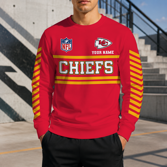 VIRAL EDITION - NEW CUSTOMIZED NFL01 KCC KANSAS CITY CHIEFS UNISEX SWEATSHIRT