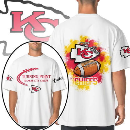 VIRAL EDITION - NEW CUSTOMIZED NFL01 KCC KANSAS CITY CHIEFS POLO SHIRT, ZIP POLO SHIRT & T-SHIRTS