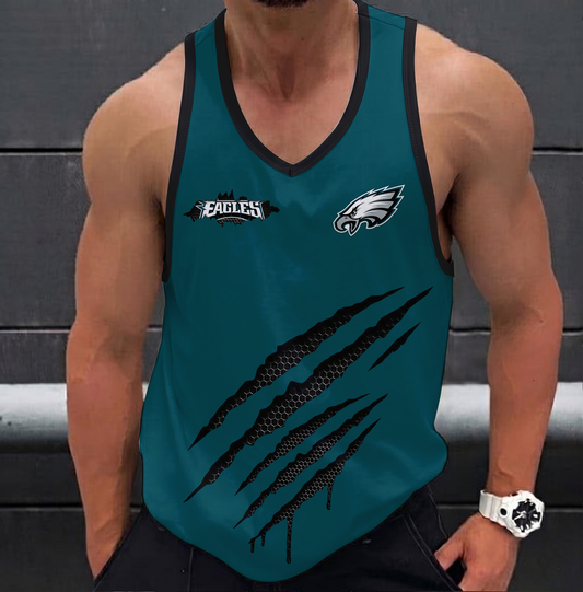 FINAL SALE - NEW CUSTOMIZED NFL02 PPE PHILADELPHIA EAGLES UNISEX TANK TOP