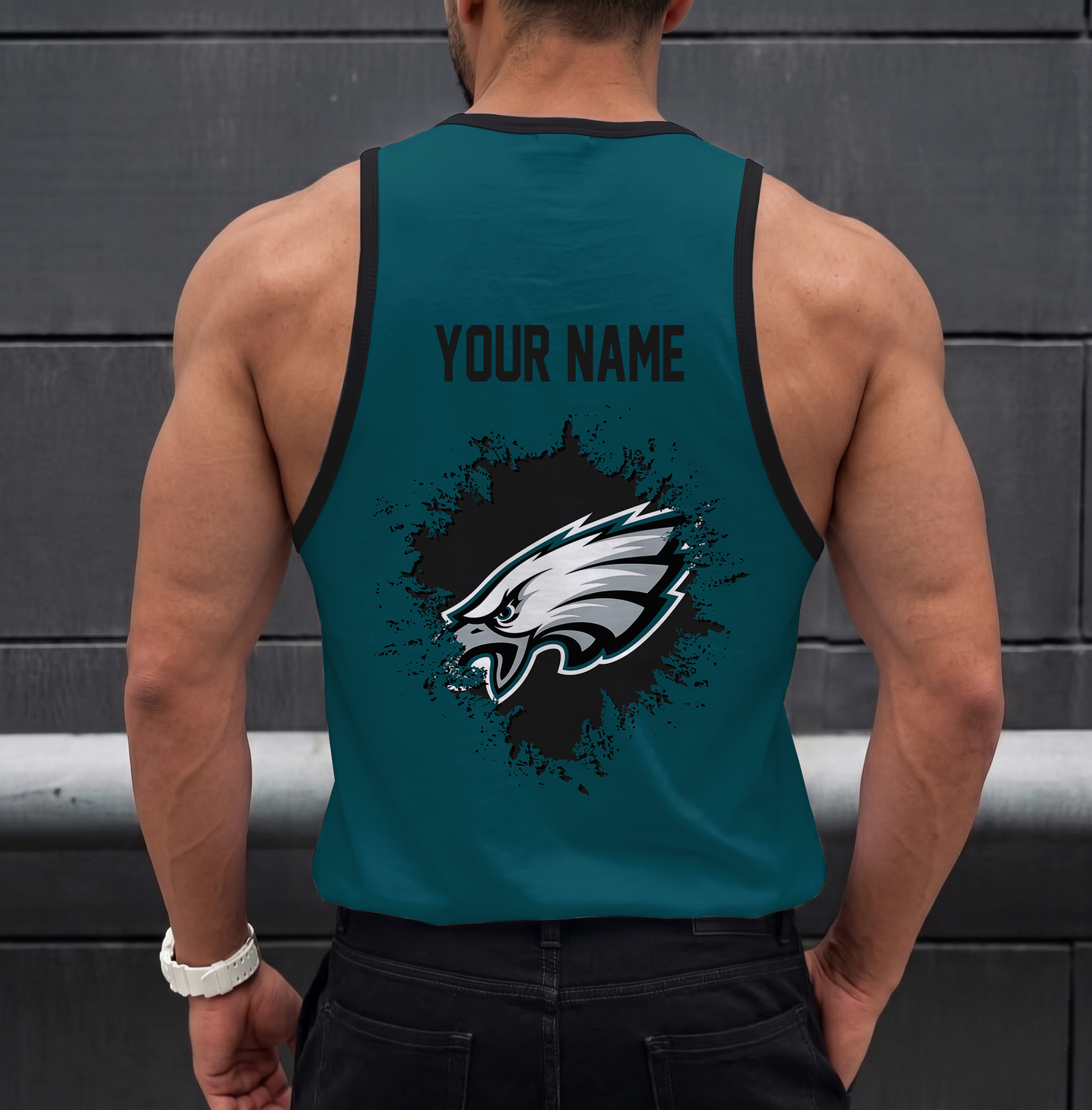 FINAL SALE - NEW CUSTOMIZED NFL02 PPE PHILADELPHIA EAGLES UNISEX TANK TOP