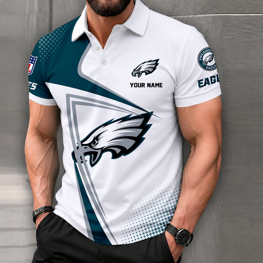 VIRAL EDITION - NEW CUSTOMIZED NFL02 PPE PHILADELPHIA EAGLES T-SHIRT, POLO SHIRT, ZIP POLO SHIRT, SWEATSHIRT, HOODIE & ZIP HOODIE
