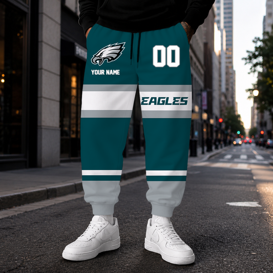 MEGA SALE - NEW CUSTOMIZED NFL02 PPE PHILADELPHIA EAGLES SWEATPANTS
