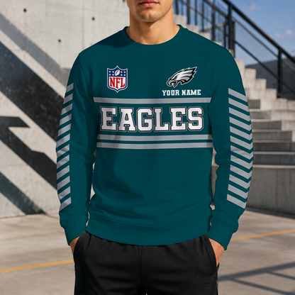 VIRAL EDITION - NEW CUSTOMIZED NFL02 PPE PHILADELPHIA EAGLES UNISEX SWEATSHIRT