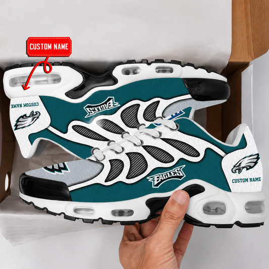 FLASH SALE - NEW CUSTOMIZED NFL02 PPE PHILADELPHIA EAGLES AIR MAX PLUS SNEAKERS