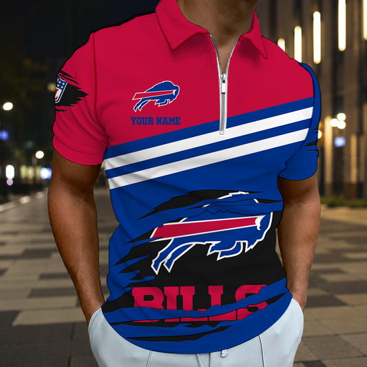 VIRAL EDITION - NEW CUSTOMIZED NFL03 BFB BUFFALO BILLS T-SHIRT, POLO SHIRT, ZIP POLO SHIRT, SWEATSHIRT, HOODIE & ZIP HOODIE