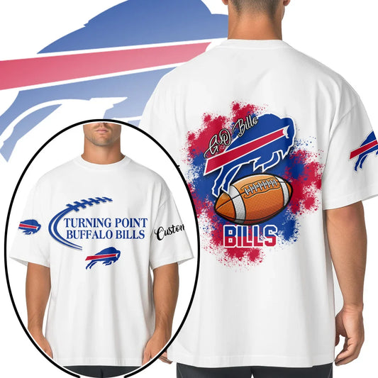 VIRAL EDITION - NEW CUSTOMIZED NFL03 BFB BUFFALO BILLS POLO SHIRT, ZIP POLO SHIRT & T-SHIRTS