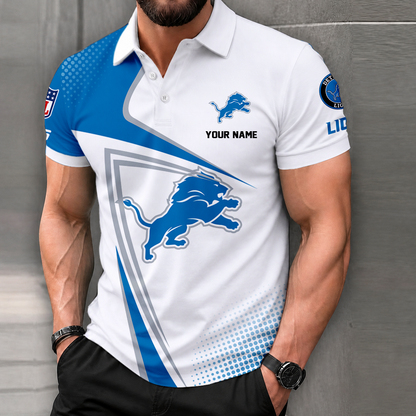 VIRAL EDITION - NEW CUSTOMIZED NFL04 DTL DETROIT LIONS T-SHIRT, POLO SHIRT, ZIP POLO SHIRT, SWEATSHIRT, HOODIE & ZIP HOODIE