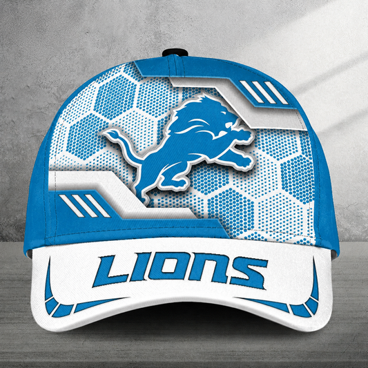 LIMITED EDITION - NEW CUSTOMIZED NFL04 DTL DETROIT LIONS CLASSIC CAP