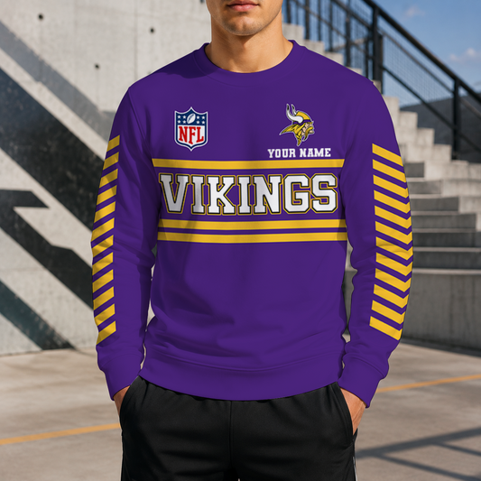 VIRAL EDITION - NEW CUSTOMIZED NFL05 MVK MINNESOTA VIKINGS UNISEX SWEATSHIRT