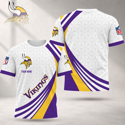 FLASH SALE - NEW CUSTOMIZED NFL05 MVK MINNESOTA VIKINGS T-SHIRT, POLO SHIRT, ZIP POLO SHIRT, SWEATSHIRT, HOODIE & ZIP HOODIE
