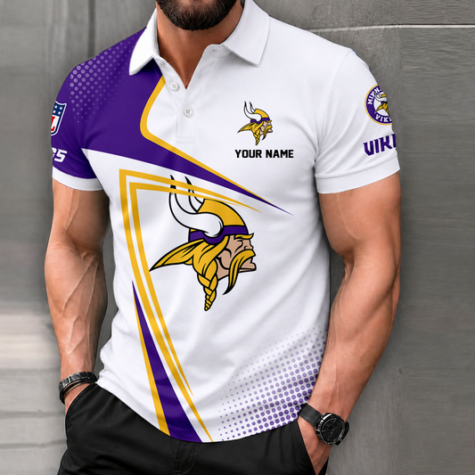 VIRAL EDITION - NEW CUSTOMIZED NFL05 MVK MINNESOTA VIKINGS T-SHIRT, POLO SHIRT, ZIP POLO SHIRT, SWEATSHIRT, HOODIE & ZIP HOODIE