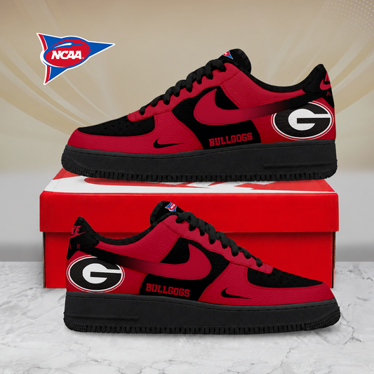 SPECIAL EDITION - NEW CUSTOMIZED NCAA FBS06 GEB GEORGIA BULLDOGS AF1 SHOES