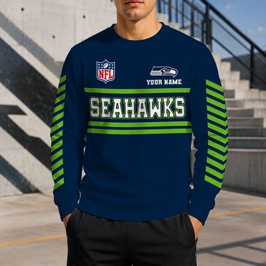 VIRAL EDITION - NEW CUSTOMIZED NFL06 SSH SEATTLE SEAHAWKS UNISEX SWEATSHIRT