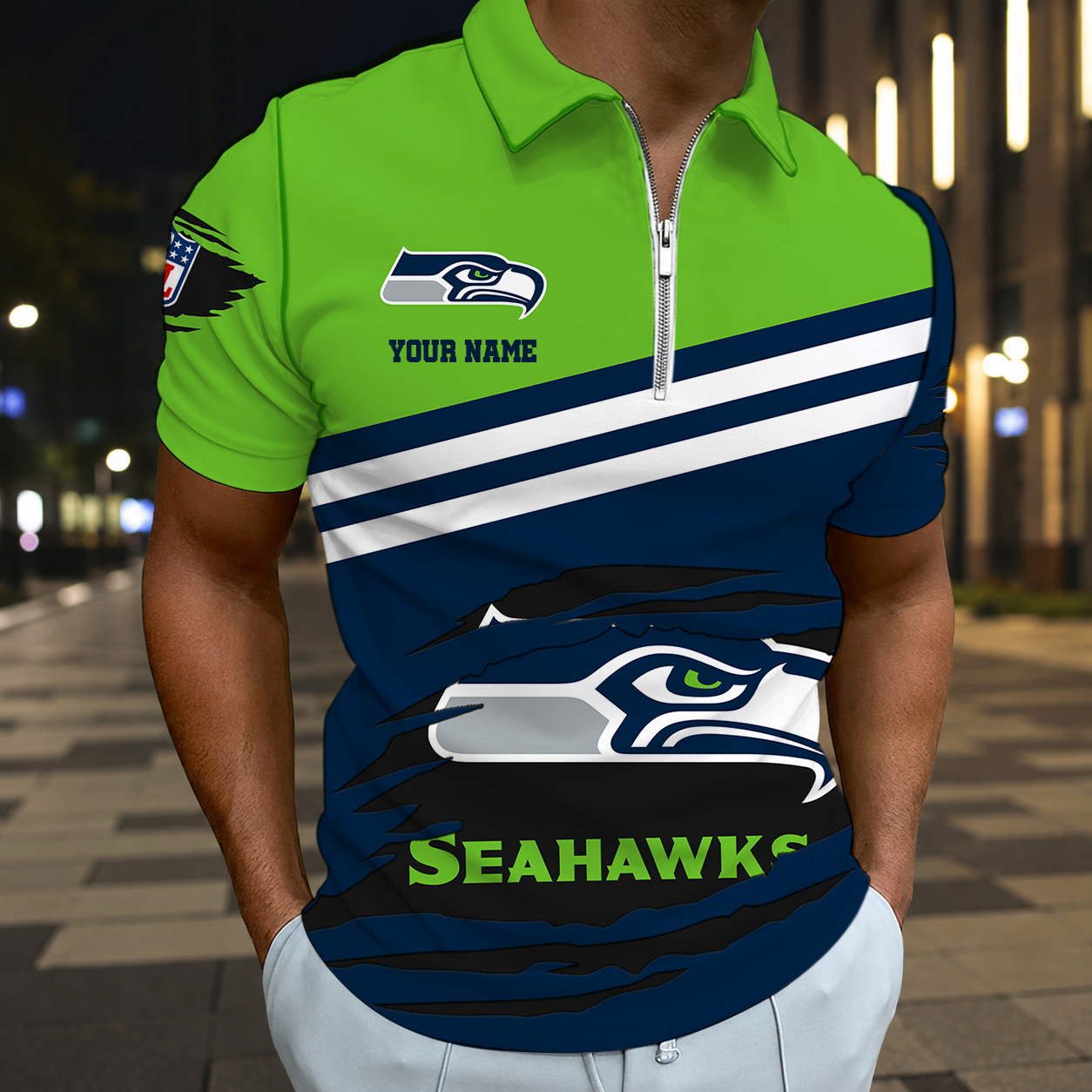 VIRAL EDITION - NEW CUSTOMIZED NFL06 SSH SEATTLE SEAHAWKS T-SHIRT, POLO SHIRT, ZIP POLO SHIRT, SWEATSHIRT, HOODIE & ZIP HOODIE