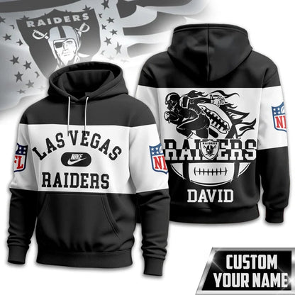 MEGA SALE - NEW CUSTOMIZED NFL07 LVR LAS VEGAS RAIDERS UNISEX T-SHIRT, POLO & HOODIE