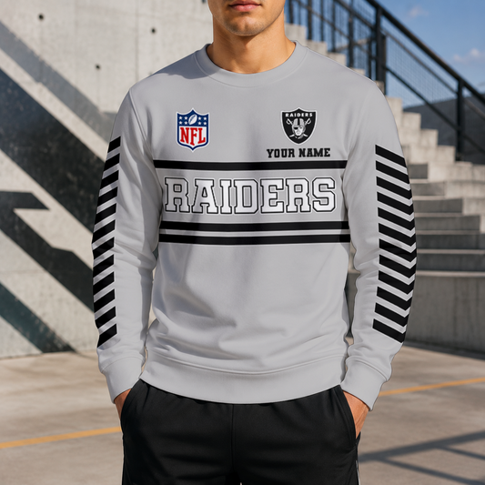 VIRAL EDITION - NEW CUSTOMIZED NFL07 LVR LAS VEGAS RAIDERS UNISEX SWEATSHIRT