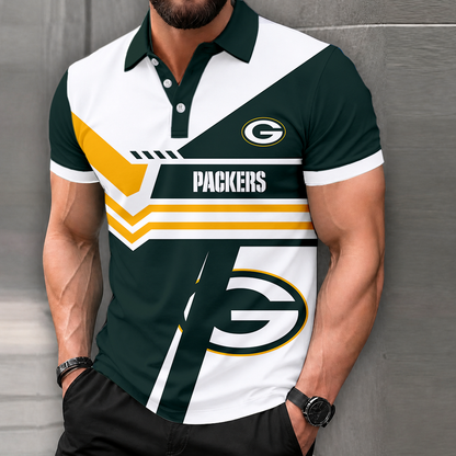 FINAL SALE - NEW CUSTOMIZED NFL08 GBP GREEN BAY PACKERS POLO SHIRT, ZIP POLO SHIRT & T-SHIRTS