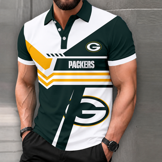 FINAL SALE - NEW CUSTOMIZED NFL08 GBP GREEN BAY PACKERS POLO SHIRT, ZIP POLO SHIRT & T-SHIRTS