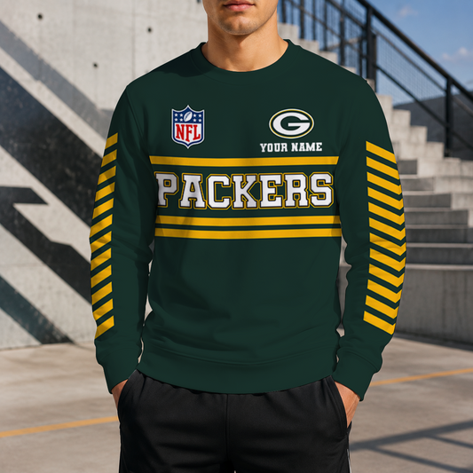 VIRAL EDITION - NEW CUSTOMIZED NFL08 GBP GREEN BAY PACKERS UNISEX SWEATSHIRT