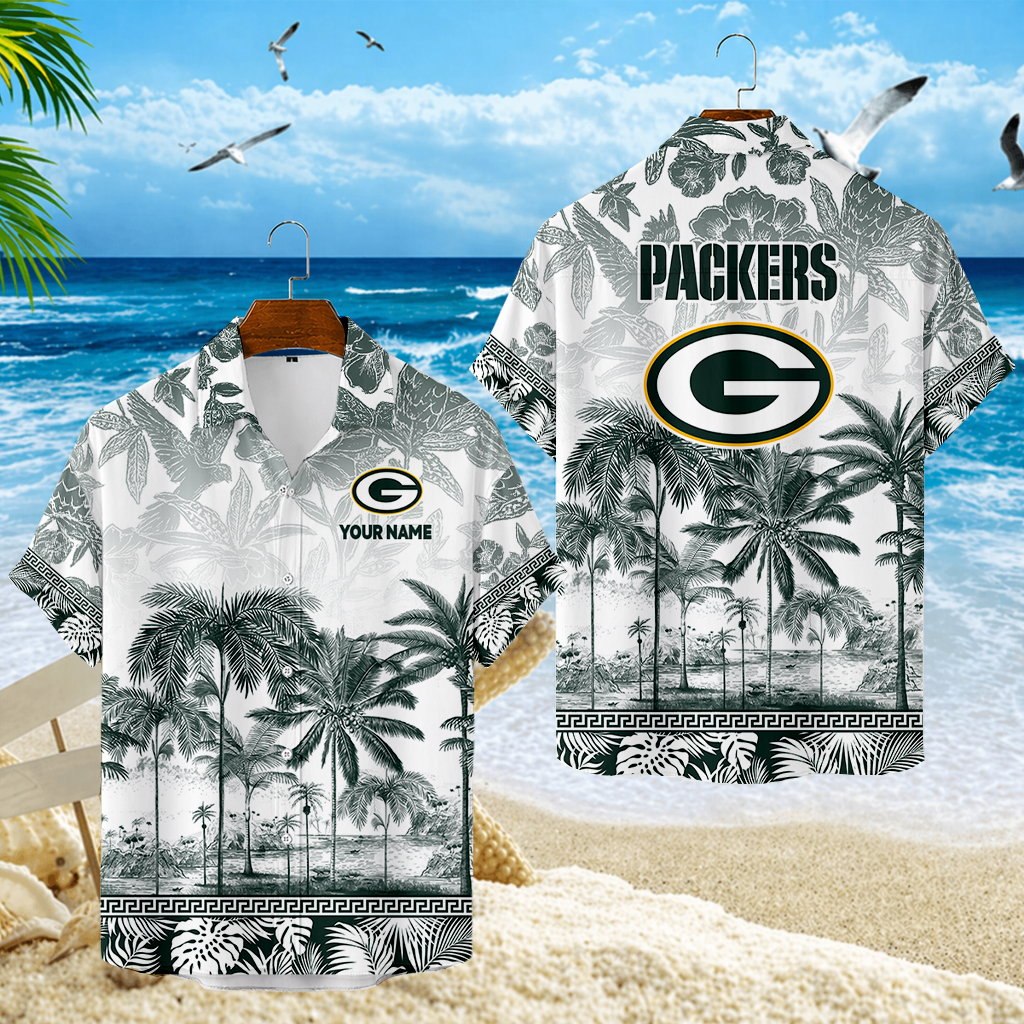 LIMITED EDITION - NEW CUSTOMIZED NFL08 GBP GREEN BAY PACKERS UNISEX HAWAIIAN SHIRT