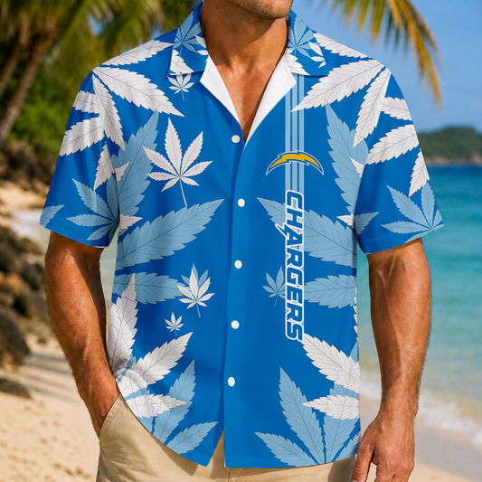 SPECIAL EDITION - NEW CUSTOMIZED NFL09 LAC LOS ANGELES CHARGERS UNISEX HAWAIIAN SHIRT