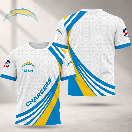 FLASH SALE - NEW CUSTOMIZED NFL09 LAC LOS ANGELES CHARGERS T-SHIRT, POLO SHIRT, ZIP POLO SHIRT, SWEATSHIRT, HOODIE & ZIP HOODIE
