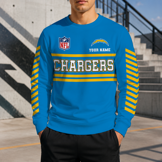 VIRAL EDITION - NEW CUSTOMIZED NFL09 LAC LOS ANGELES CHARGERS UNISEX SWEATSHIRT