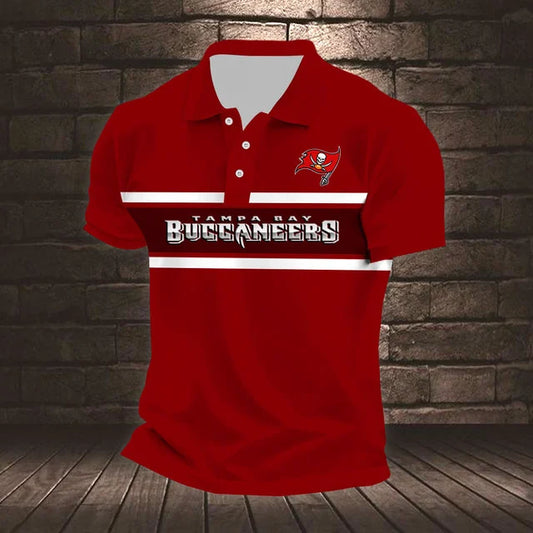 ELITE EDITION - NEW CUSTOMIZED NFL10 TBB TAMPA BAY BUCCANEERS POLO SHIRT, ZIP POLO SHIRT & T-SHIRTS