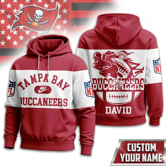 MEGA SALE - NEW CUSTOMIZED NFL10 TBB TAMPA BAY BUCCANEERS UNISEX T-SHIRT, POLO & HOODIE