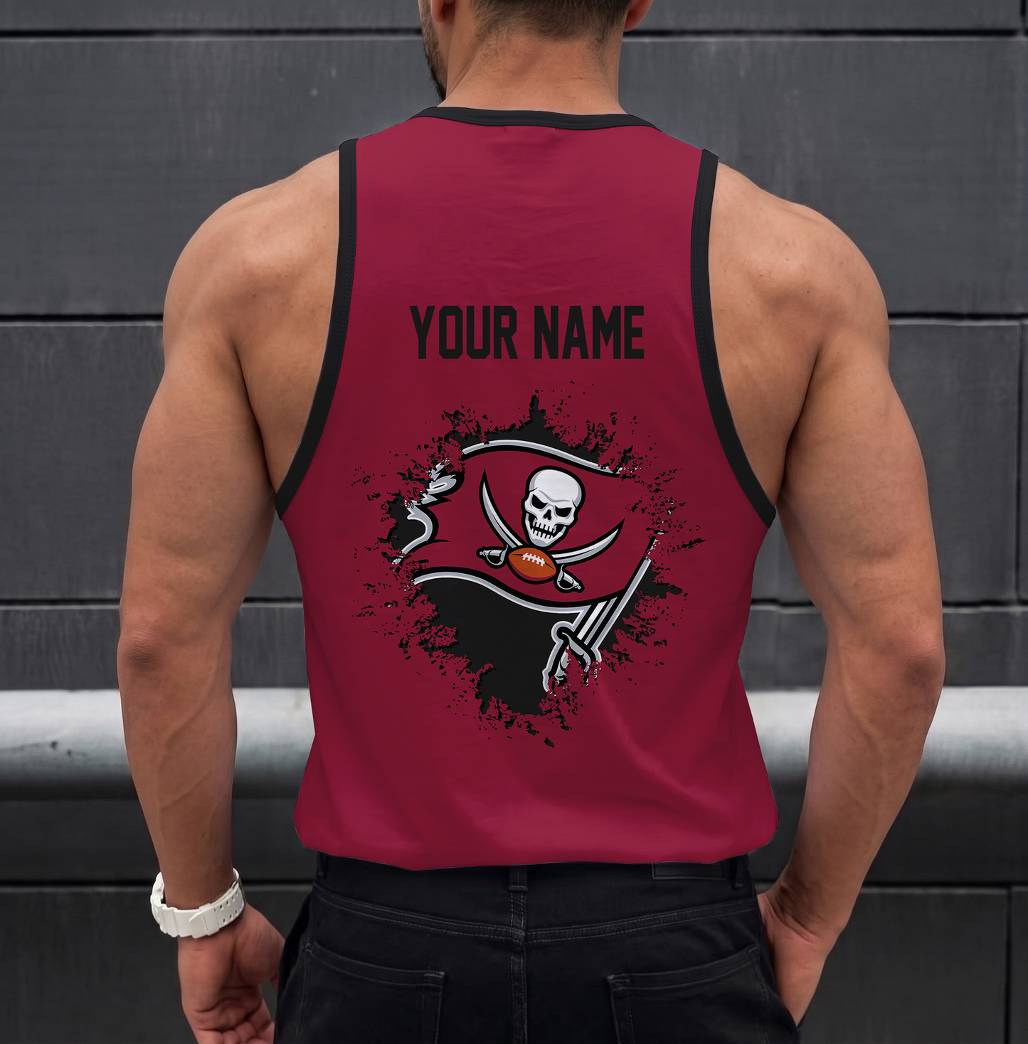 FINAL SALE - NEW CUSTOMIZED NFL10 TBB TAMPA BAY BUCCANEERS UNISEX TANK TOP