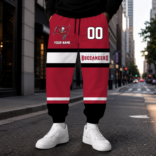 MEGA SALE - NEW CUSTOMIZED NFL10 TBB TAMPA BAY BUCCANEERS SWEATPANTS