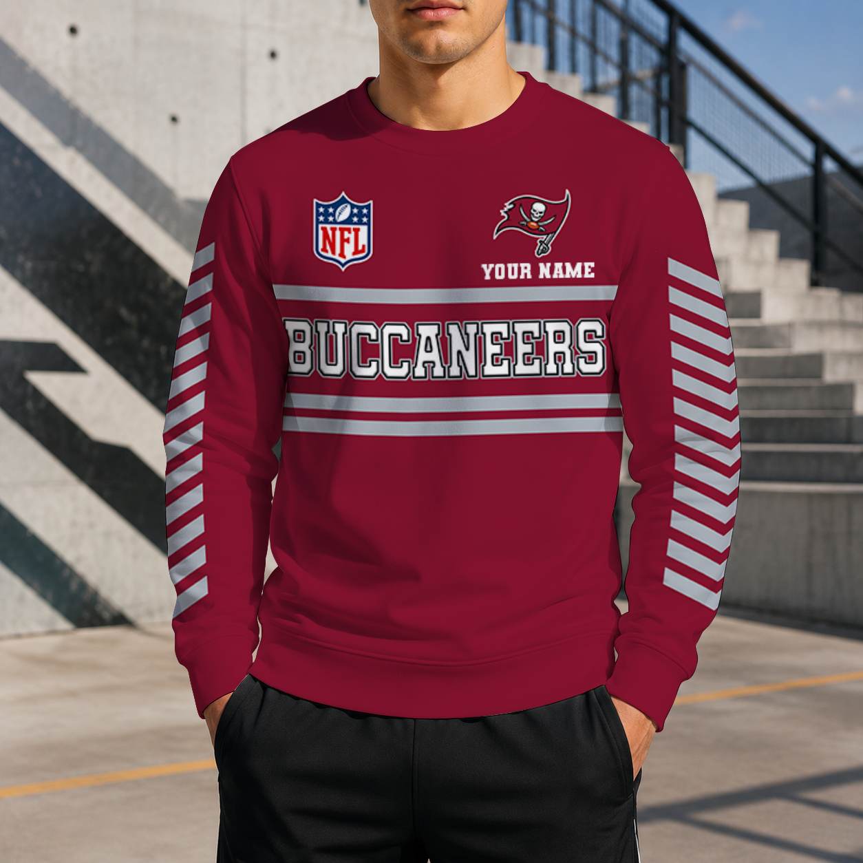 VIRAL EDITION - NEW CUSTOMIZED NFL10 TBB TAMPA BAY BUCCANEERS UNISEX SWEATSHIRT
