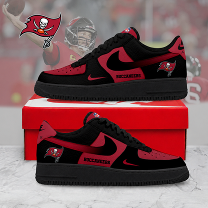 LIMITED EDITION - NEW CUSTOMIZED NFL10 TBB TB BUCCANEERS AF1 SNEAKERS