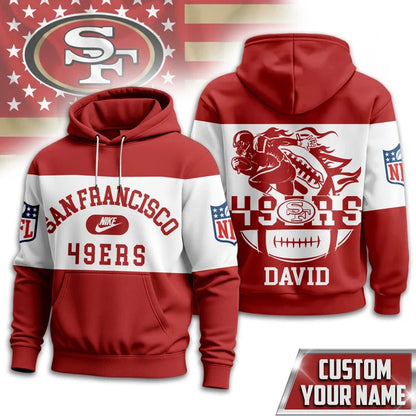 MEGA SALE - NEW CUSTOMIZED NFL11 SF49 SAN FRANCISCO 49ERS UNISEX T-SHIRT, POLO & HOODIE