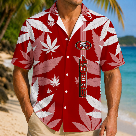 SPECIAL EDITION - NEW CUSTOMIZED NFL11 SF49 SAN FRANCISCO 49ERS UNISEX HAWAIIAN SHIRT
