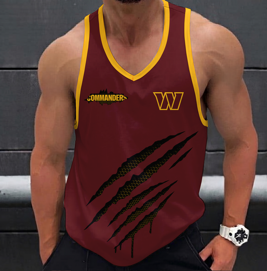 FINAL SALE - NEW CUSTOMIZED NFL12 WTC WASHINGTON COMMANDERS UNISEX TANK TOP