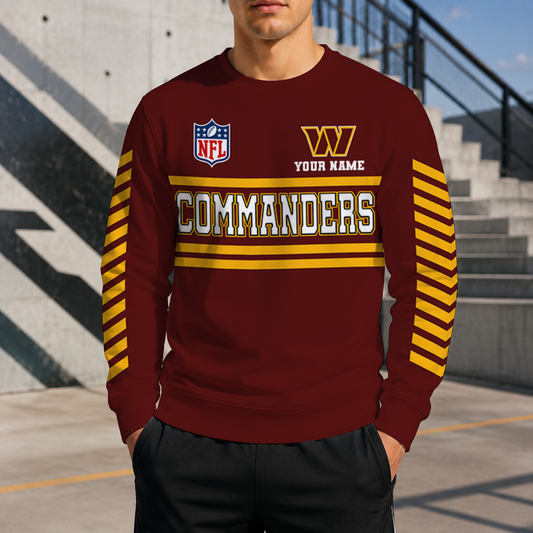 VIRAL EDITION - NEW CUSTOMIZED NFL12 WTC WASHINGTON COMMANDERS UNISEX SWEATSHIRT