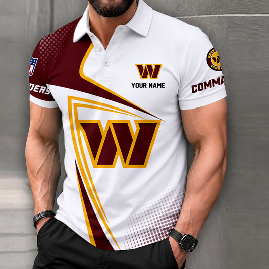VIRAL EDITION - NEW CUSTOMIZED NFL12 WTC WASHINGTON COMMANDERS T-SHIRT, POLO SHIRT, ZIP POLO SHIRT, SWEATSHIRT, HOODIE & ZIP HOODIE
