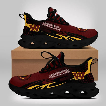 LIMITED EDITION - NEW CUSTOMIZED NFL12 WTC WASHINGTON COMMANDERS UNISEX MAX SOUL SHOES