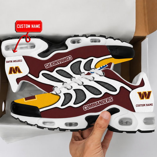 FLASH SALE - NEW CUSTOMIZED NFL12 WTC WASHINGTON COMMANDERS AIR MAX PLUS SNEAKERS