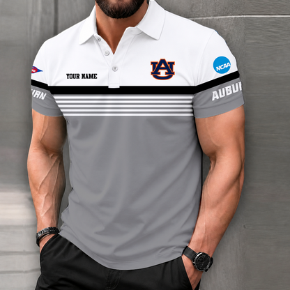 FLASH SALE - NEW CUSTOMIZED NCAA FBS13 ABT AUBURN TIGERS POLO SHIRT