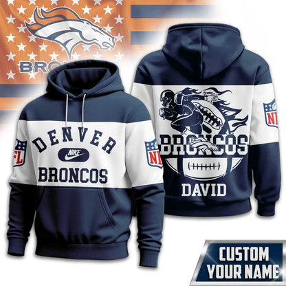 MEGA SALE - NEW CUSTOMIZED NFL13 DVB DENVER BRONCOS UNISEX T-SHIRT, POLO & HOODIE