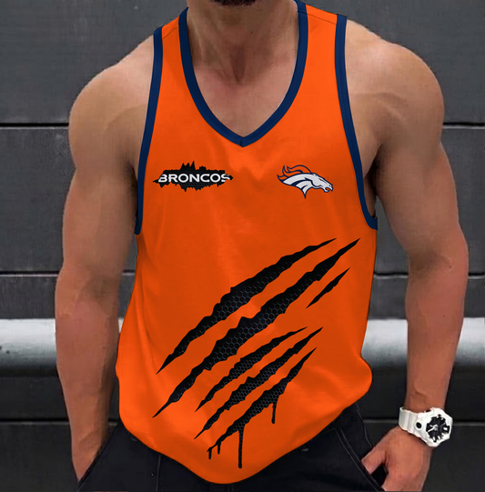 FINAL SALE - NEW CUSTOMIZED NFL13 DVB DENVER BRONCOS UNISEX TANK TOP
