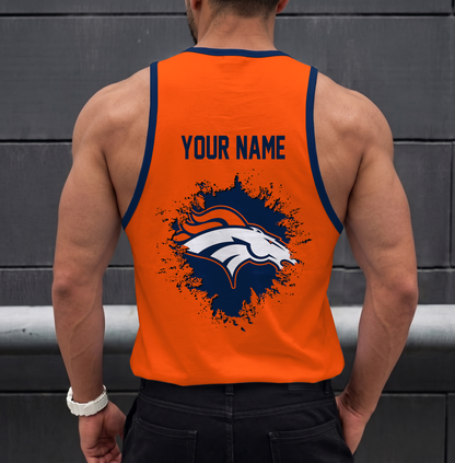 FINAL SALE - NEW CUSTOMIZED NFL13 DVB DENVER BRONCOS UNISEX TANK TOP