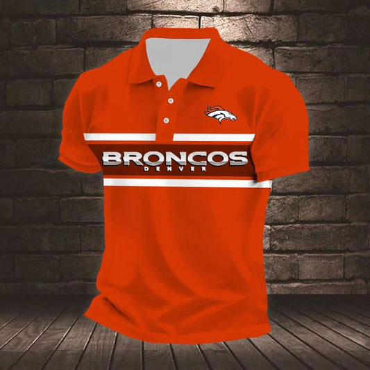 ELITE EDITION - NEW CUSTOMIZED NFL13 DVB DENVER BRONCOS POLO SHIRT, ZIP POLO SHIRT & T-SHIRTS
