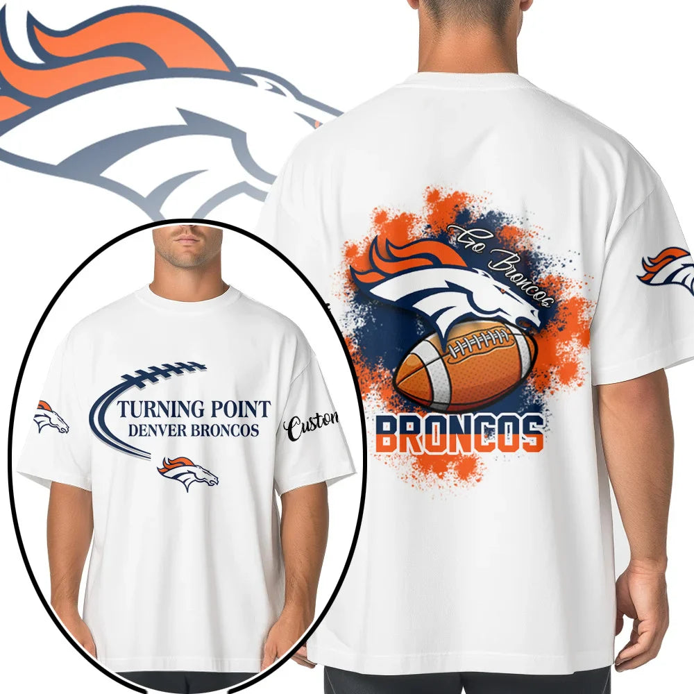 VIRAL EDITION - NEW CUSTOMIZED NFL13 DVB DENVER BRONCOS POLO SHIRT, ZIP POLO SHIRT & T-SHIRTS