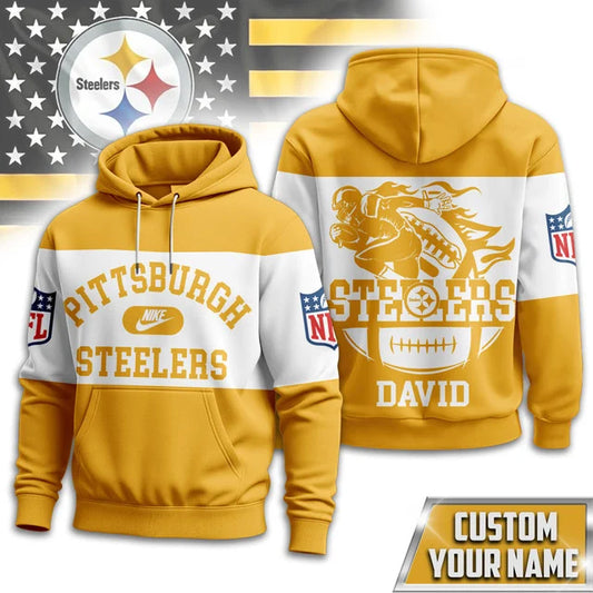 MEGA SALE - NEW CUSTOMIZED NFL14 PSB PITTSBURGH STEELERS UNISEX T-SHIRT, POLO & HOODIE