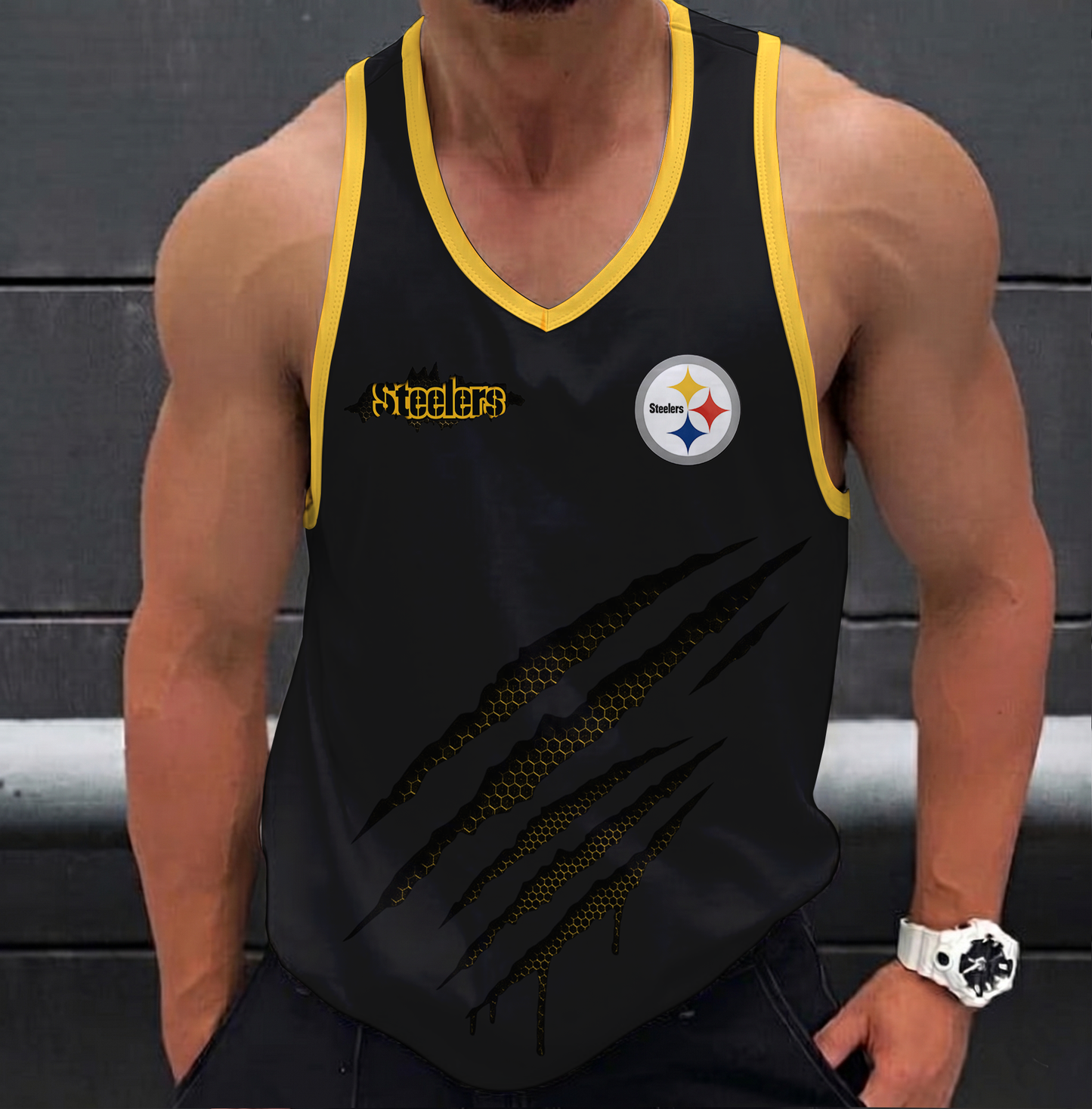 FINAL SALE - NEW CUSTOMIZED NFL14 PSB PITTSBURGH STEELERS UNISEX TANK TOP